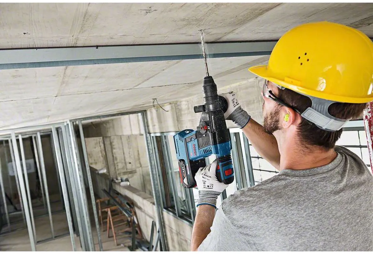 Bosch GBH 18V-26 F + GDE Accuboormachine - SDS-plus - Hout/Beton