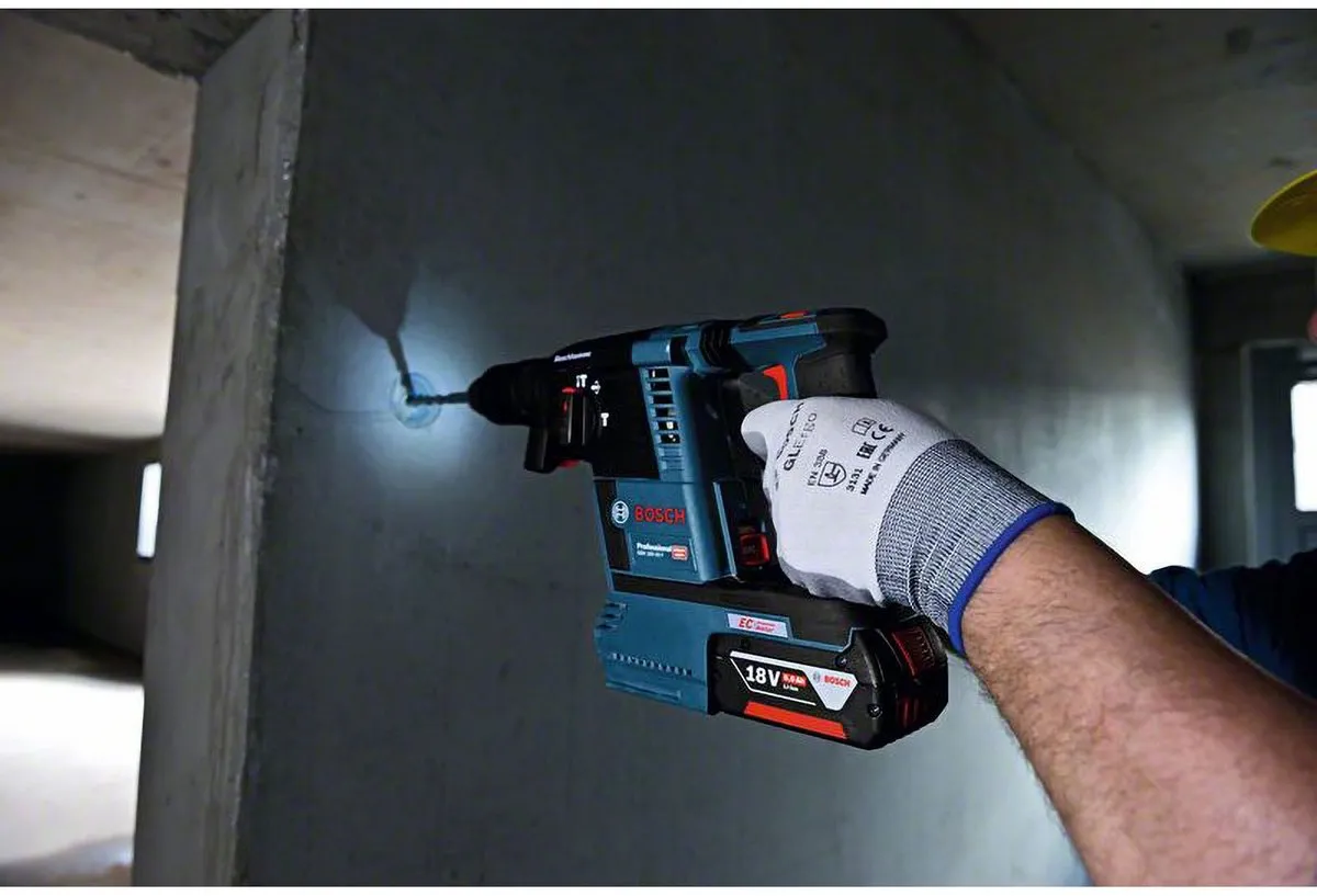 Bosch GBH 18V-26 F + GDE Accuboormachine - SDS-plus - Hout/Beton - afbeelding 6 van 6