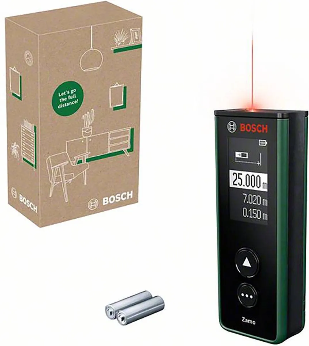 Bosch Zamo Laserafstandmeter 06036729Z0 - Rood laser