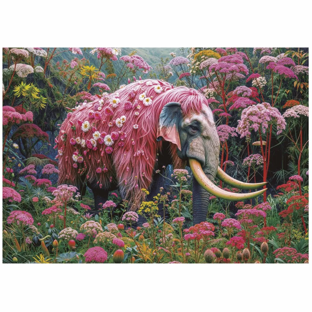 Educa Olifant Bloemen Puzzel 500 Stuks