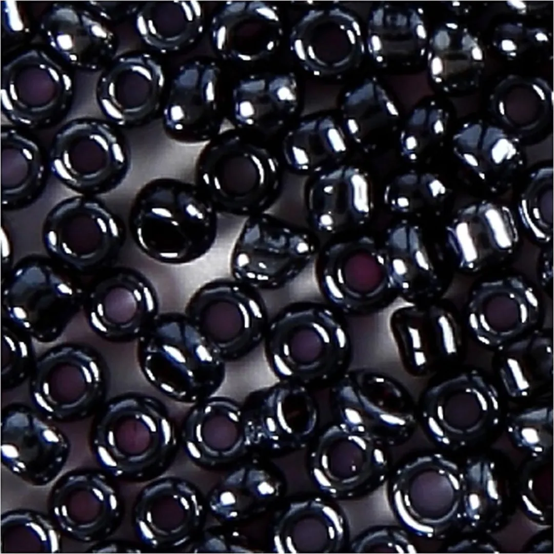 Creativ Company Rocailles 15/0 Donkergrijs - 500 Stuks