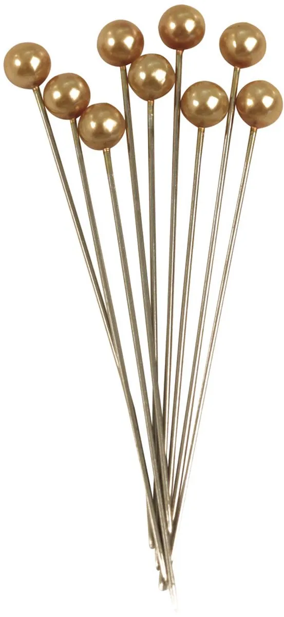 Rayher Steekspelden Goud 6,5cm - 100 Stuks