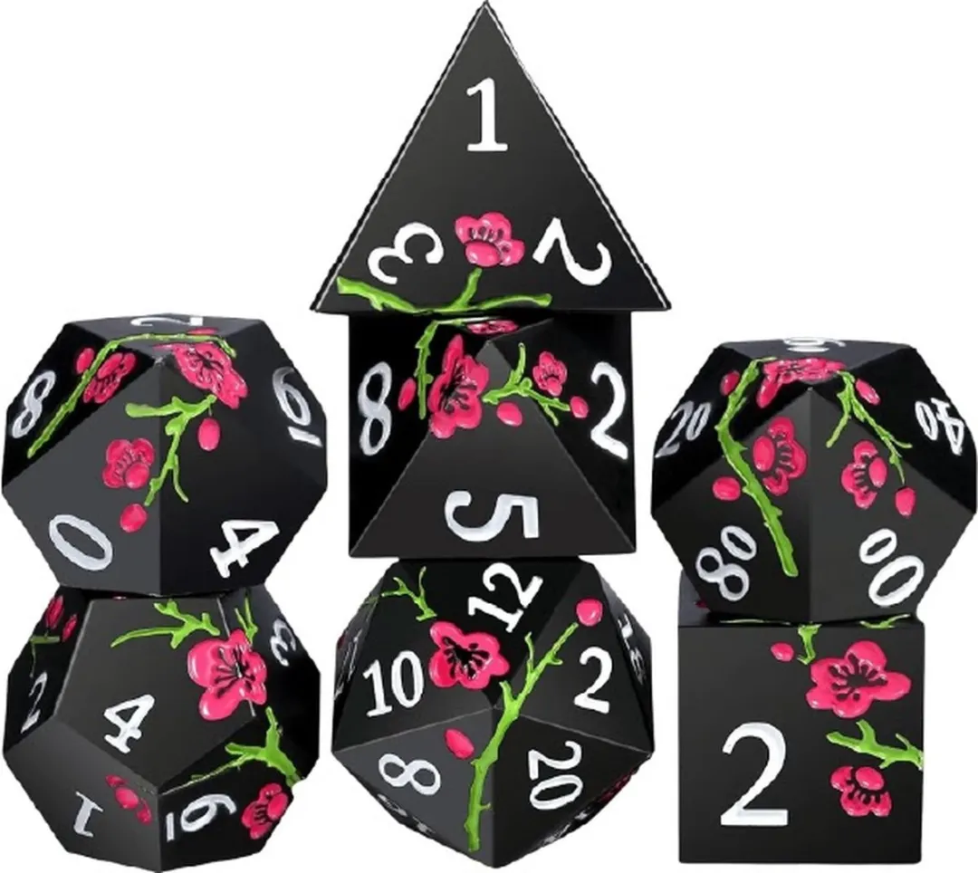 Lapi Toys DnD Polydice Metalen Dobbelstenen
