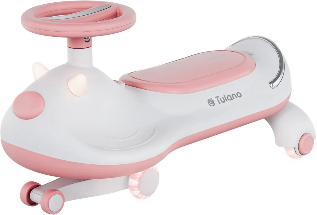 Tulano Wiggle Car Focus 45 Loopauto - Roze - 3x AA