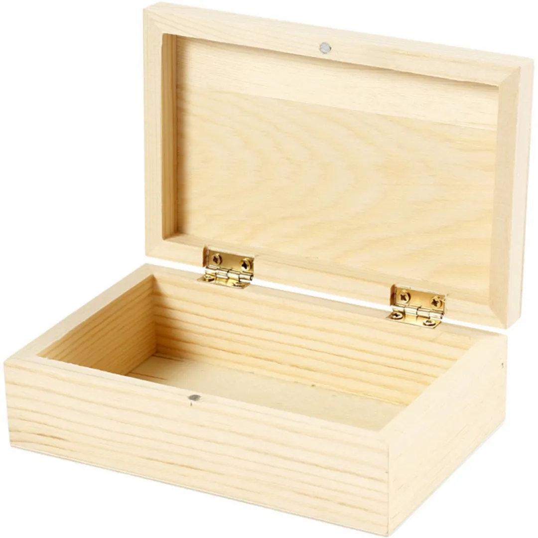 Creativ Company Grenen Sieradendoos 14x9x5cm - Bruin