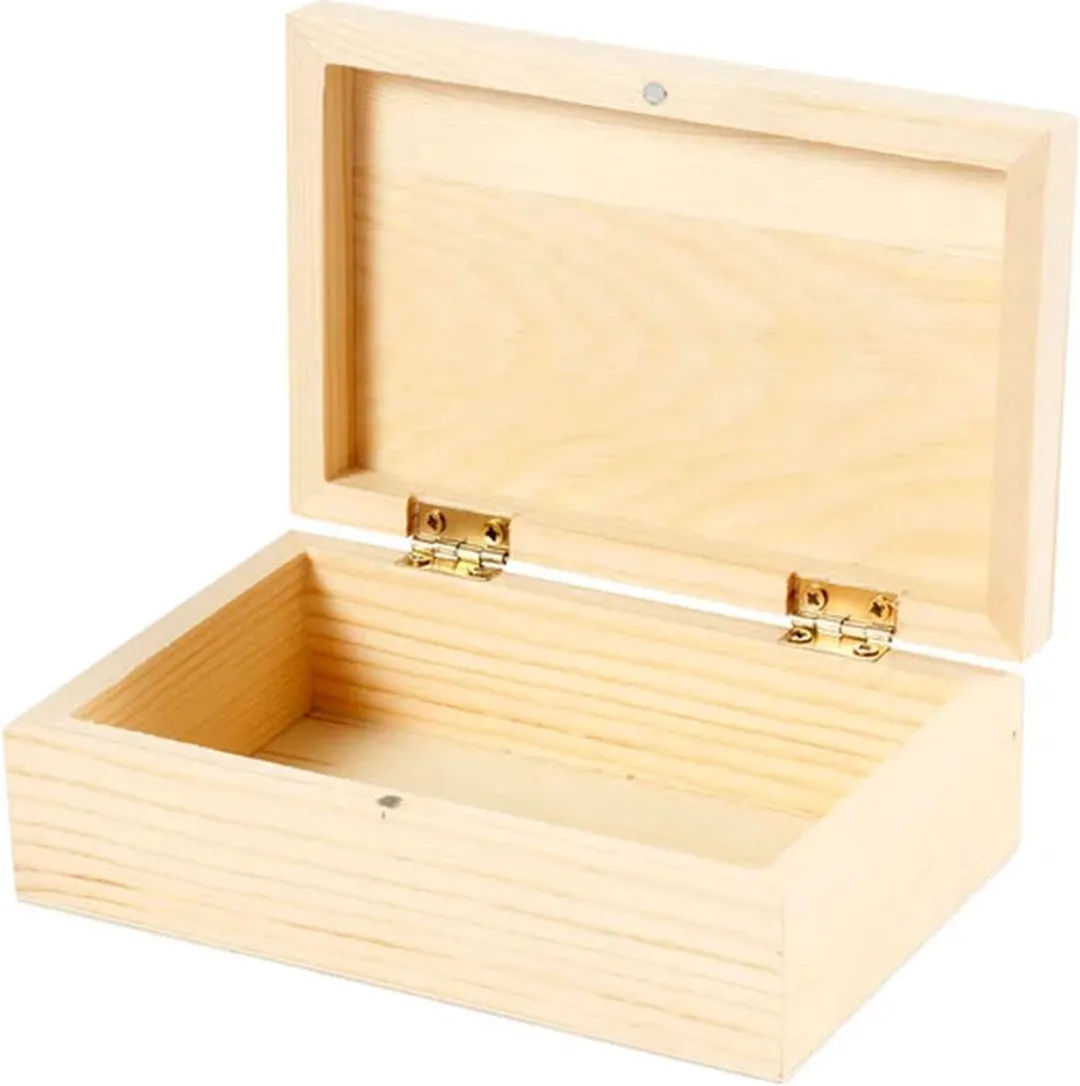 Creativ Company Grenen Sieradendoos 14x9x5cm - Bruin