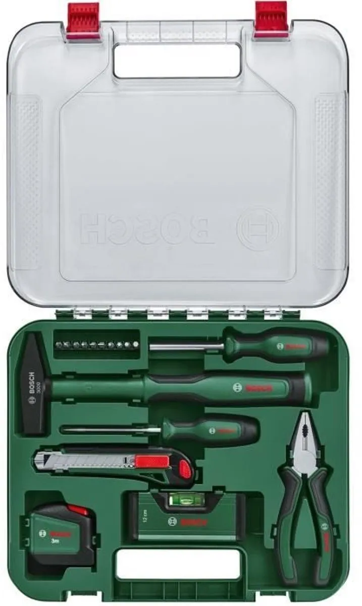 Bosch Universele Handgereedschapset 17-delig - Zwart