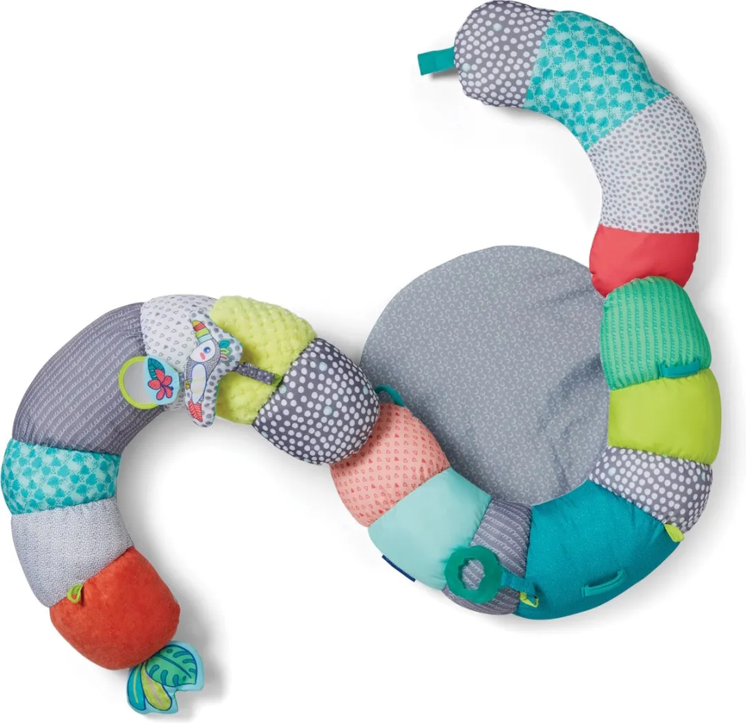 Infantino Tummy Time & Seated Support Steunkussen BK-313006 - Grijs/Multicolor