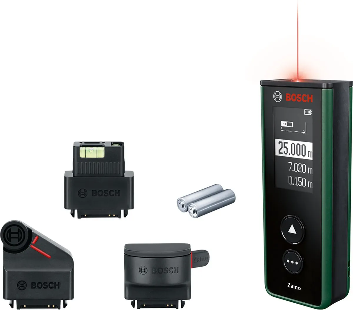 Bosch Zamo 0603672901 Laserafstandmeter - Set met adapters
