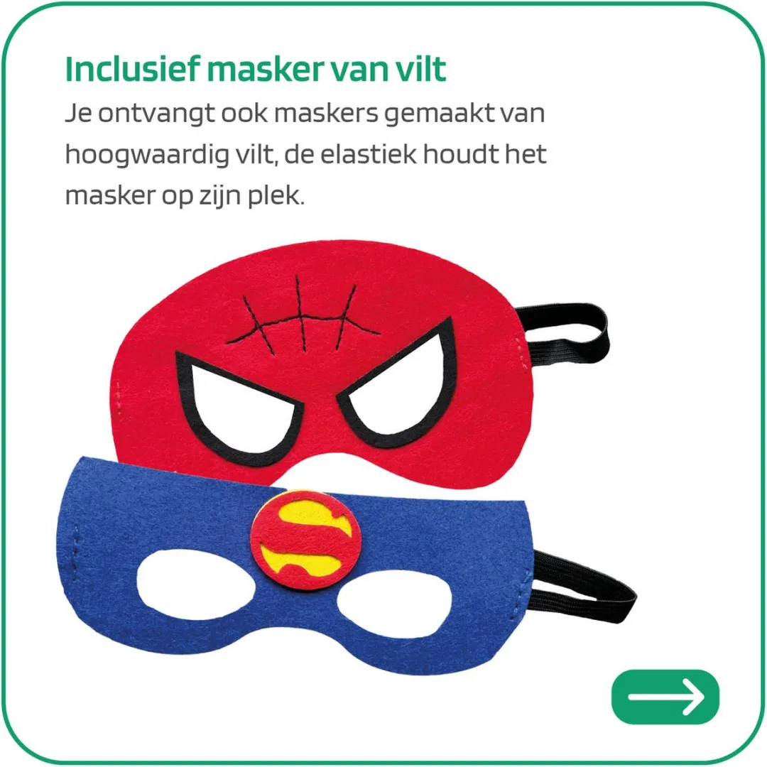 Spiderman & Superman Cape - carnavalskleding - Superhelden - Verkleden Kinderen