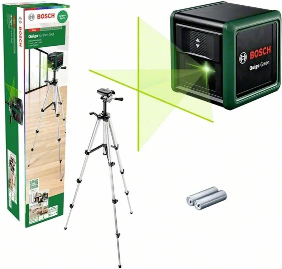 Bosch Quigo Green Set Kruislijnlaser