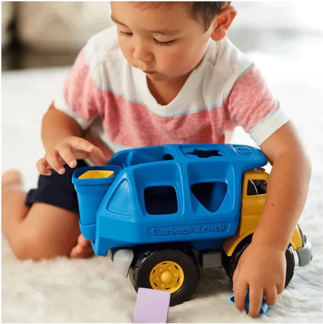 Green Toys Vrachtwagen met Vormen GTSPTK1398 - Blauw