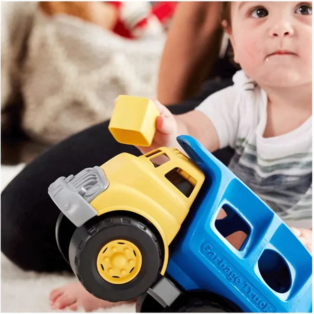 Green Toys Vrachtwagen met Vormen GTSPTK1398 - Blauw - afbeelding 6 van 6