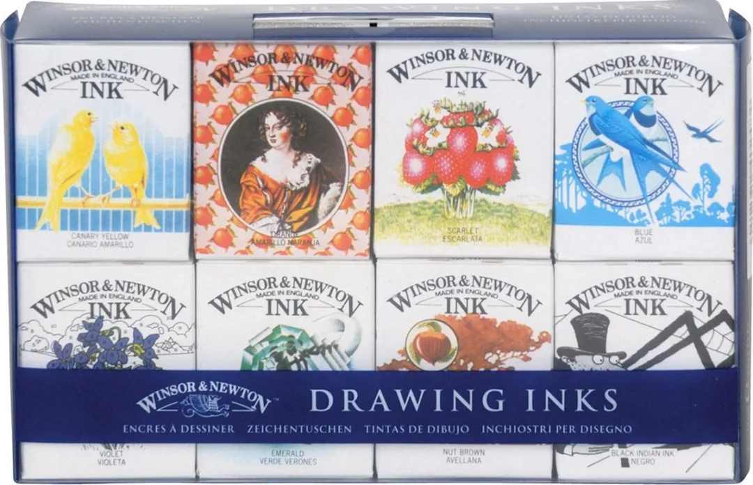 Winsor & Newton Henry Ink Collection Tekentinten