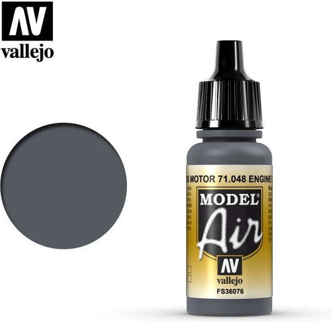 Vallejo Model Air Engine Grey Acrylverf 17ml