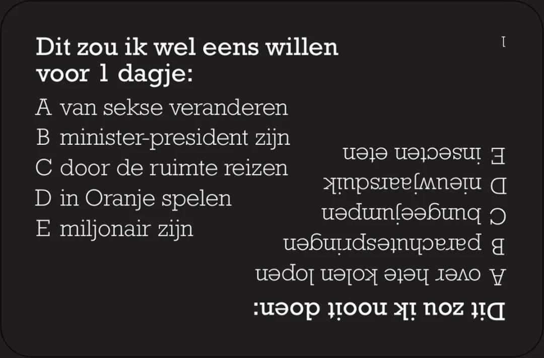 Guess The Ranking Game Kaartspel - 112 Onderwerpen - 2-10 Spelers
