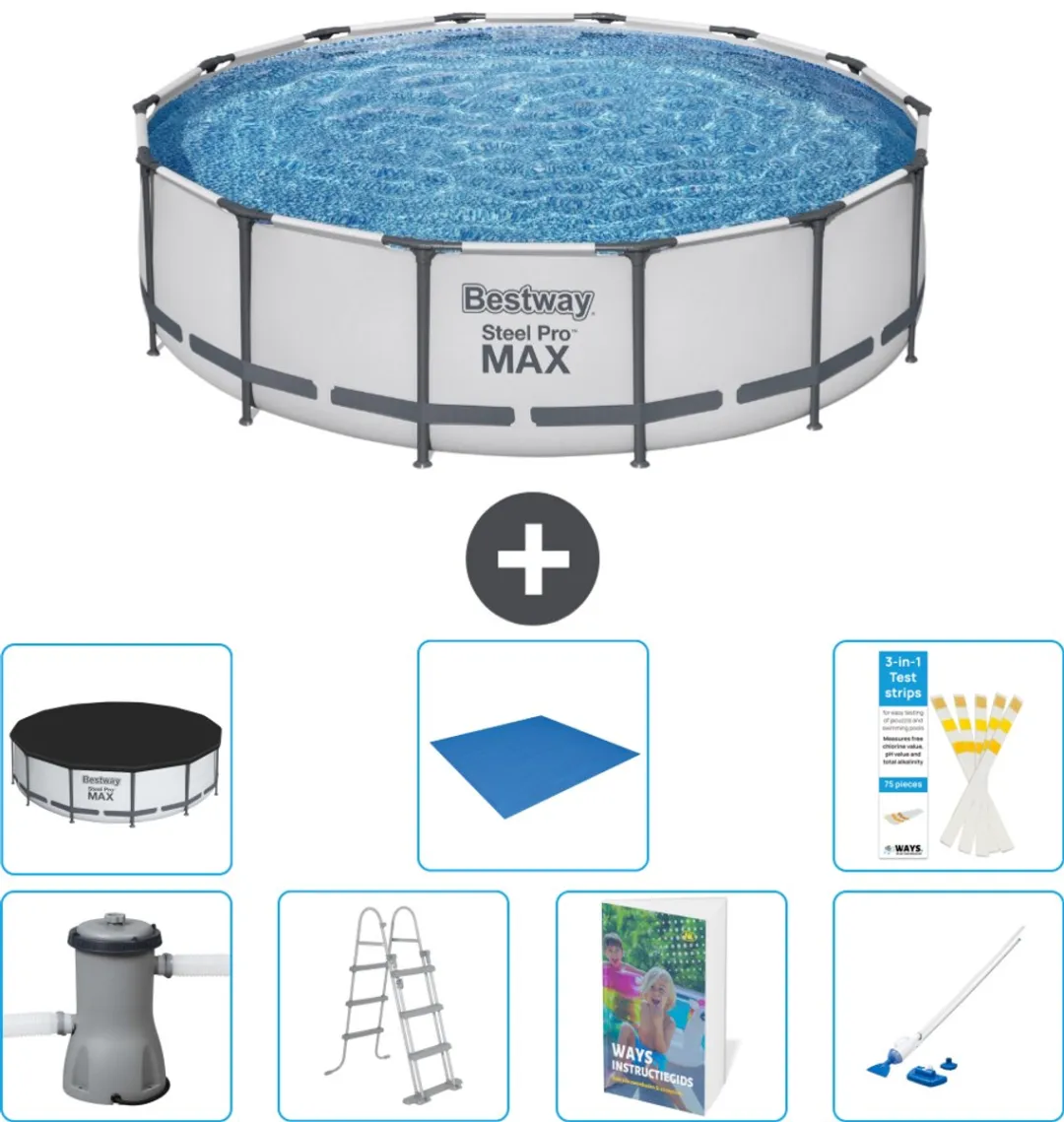 Bestway Steel Pro MAX Zwembad 427x107cm