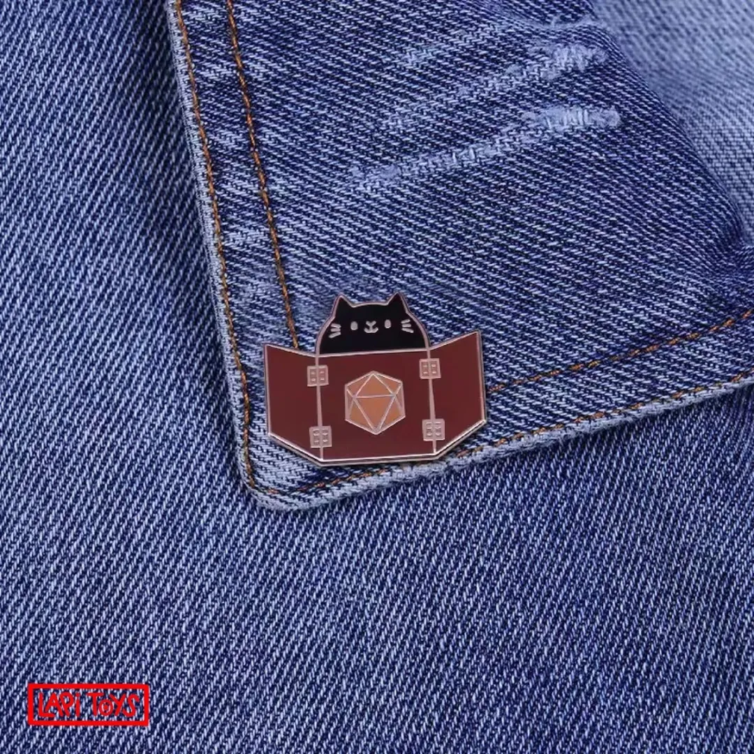 Lapi Toys - Enamel pin - Dnd pin - Metaal - Meerkleurig