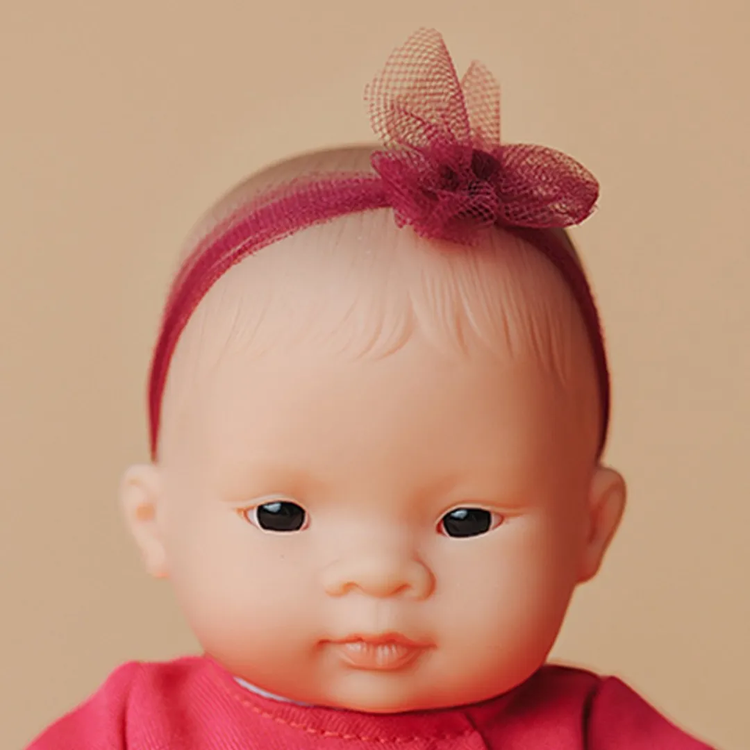 Miniland Babypop Aziatisch Meisje 21cm - Educatief Speelgoed - 8413082330040