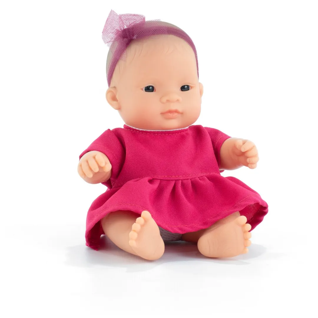 Miniland Babypop Aziatisch Meisje 21cm - Educatief Speelgoed - 8413082330040
