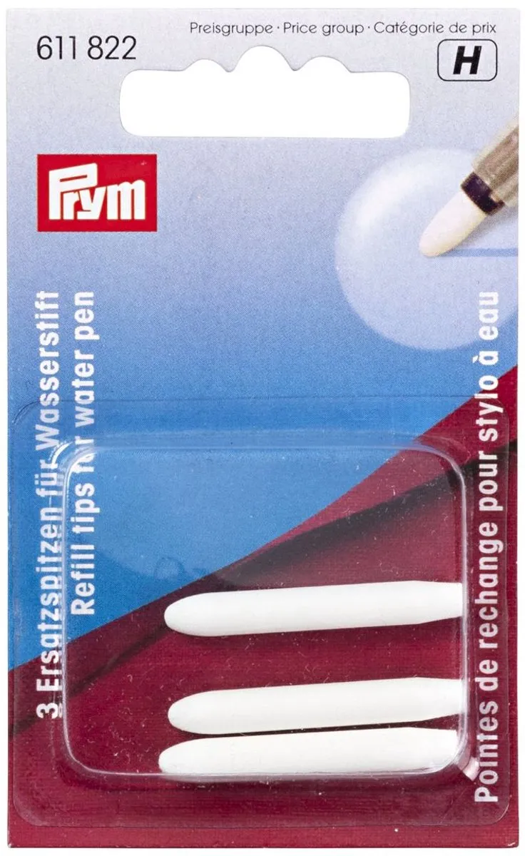 Prym Reservepunten voor Waterstift - 3 Stuks - Transparant