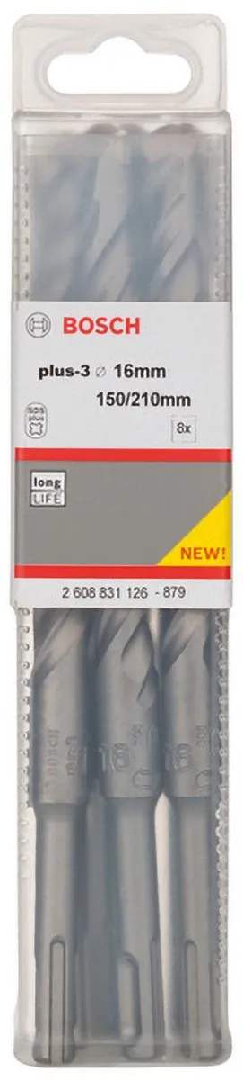 Bosch SDS-Plus-3 Boor 150mm - 8x16x210 - Hout