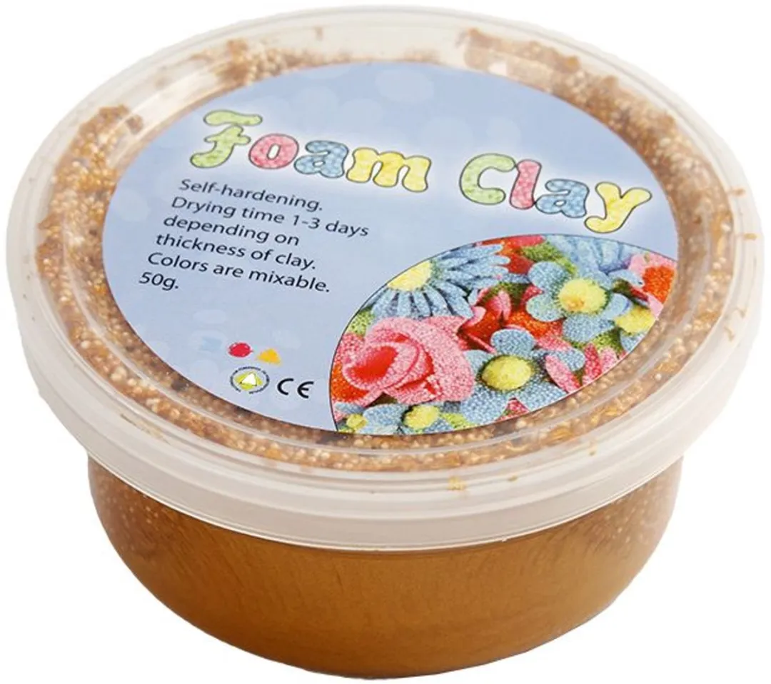 Foam Clay Boetseerklei Goud 35g