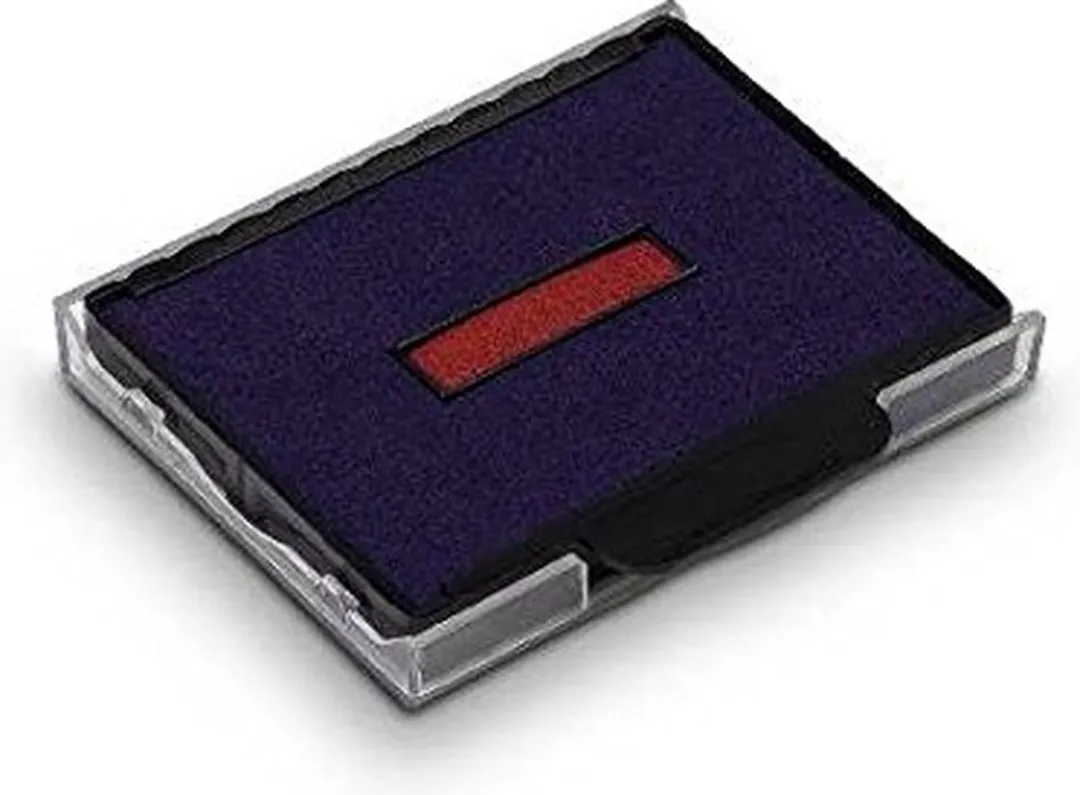 Trodat Ersatzstempelkussen 6/57/2 Blauw/Rood