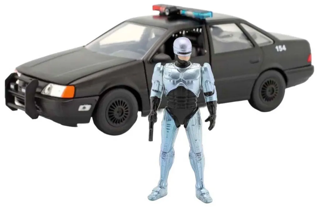 Jada RoboCop 1986 Ford Taurus 1:24 - Zwart