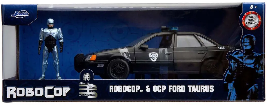 Jada RoboCop 1986 Ford Taurus 1:24 - Zwart