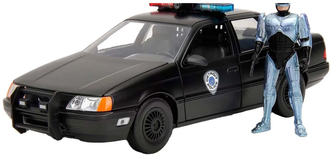 Jada RoboCop 1986 Ford Taurus 1:24 - Zwart