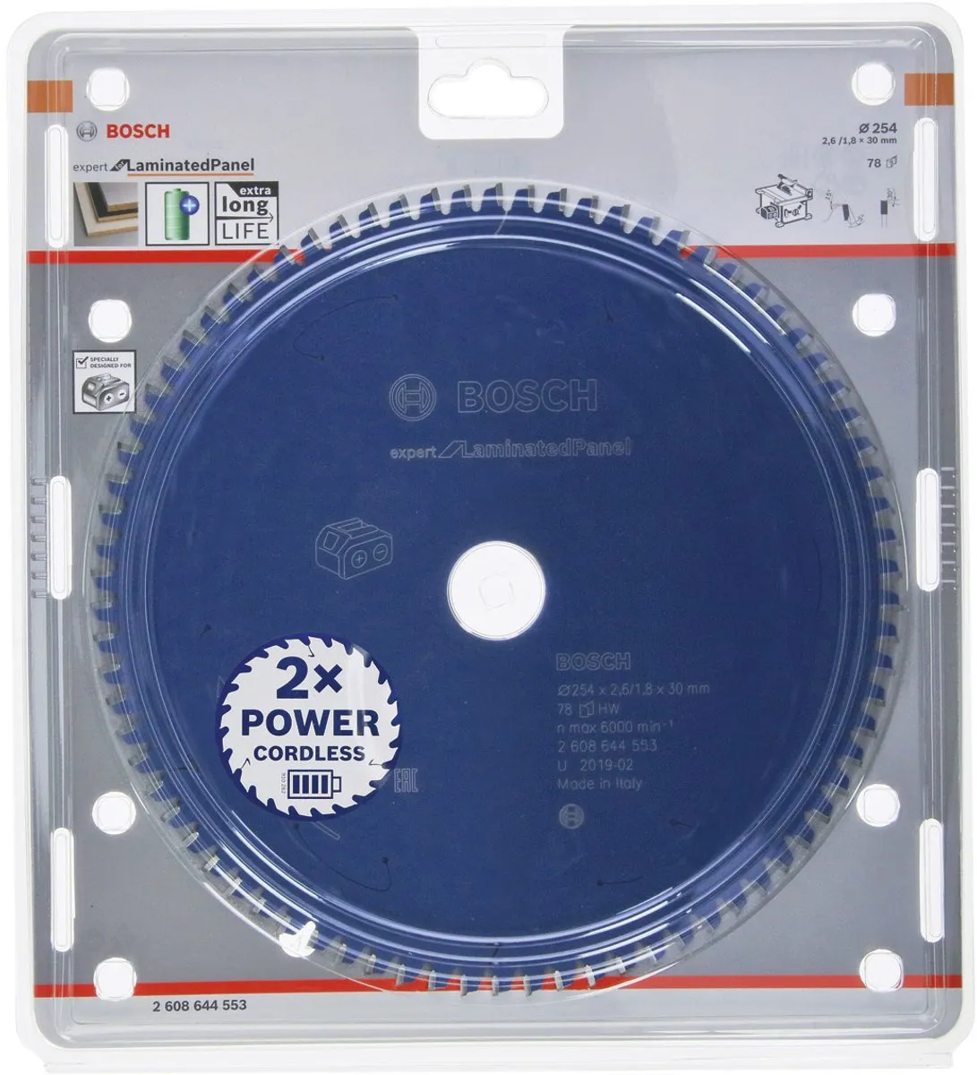 Bosch Blad Expander L/PNEL 254x30x2.6 ACCU - 2608644553