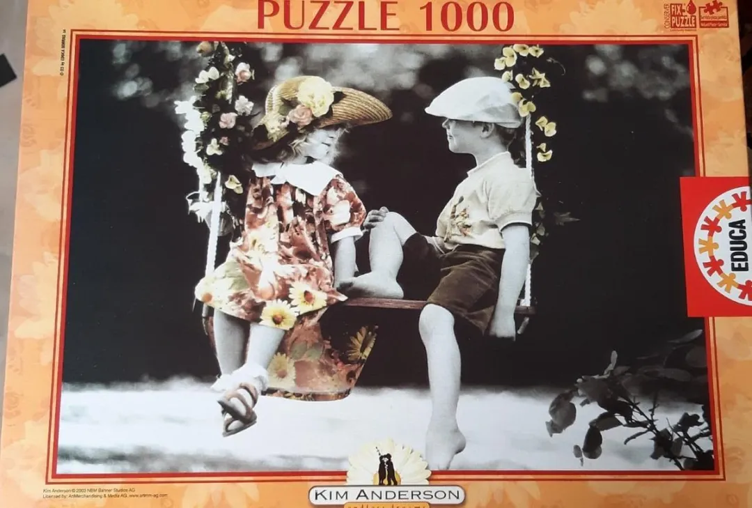 Educa Vrienden op de schommel Puzzel 1000 Stuks