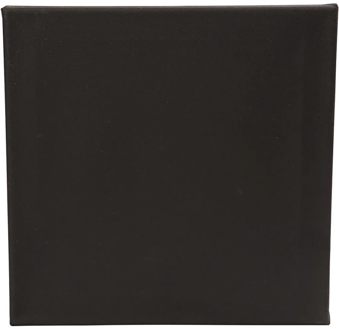 Creativ Company ArtistLine Canvas 30x30cm - Zwart - 10 Stuks