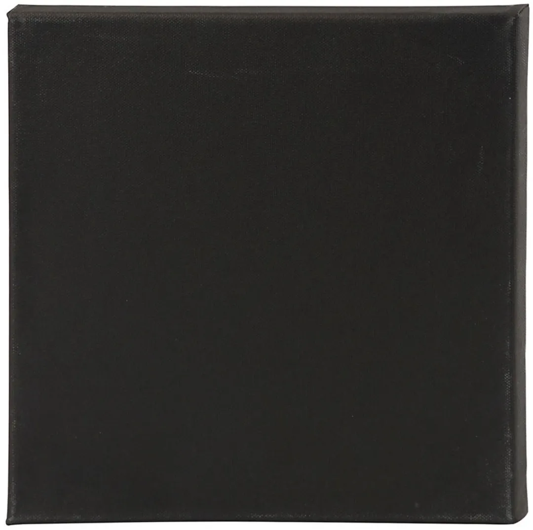 Creativ Company ArtistLine Canvas 30x30cm - Zwart - 10 Stuks
