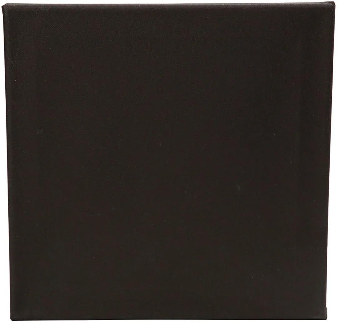 Creativ Company ArtistLine Canvas 30x30cm - Zwart - 10 Stuks