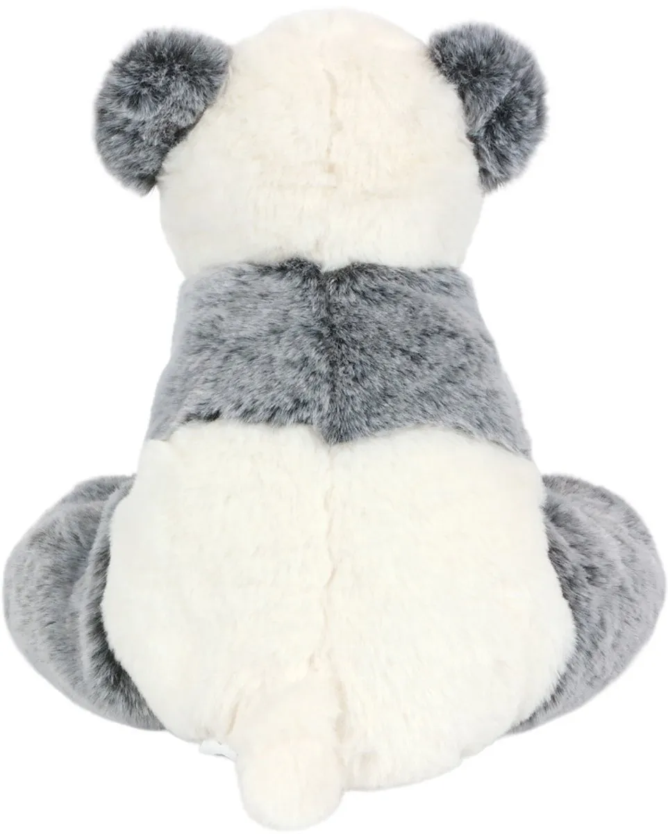 PIA Soft Toys Pluche Panda - 26cm - Grijs/Wit
