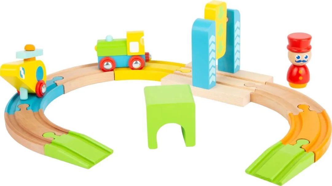 Small Foot Treinset Helikopter Junior - 13-delig Multicolor