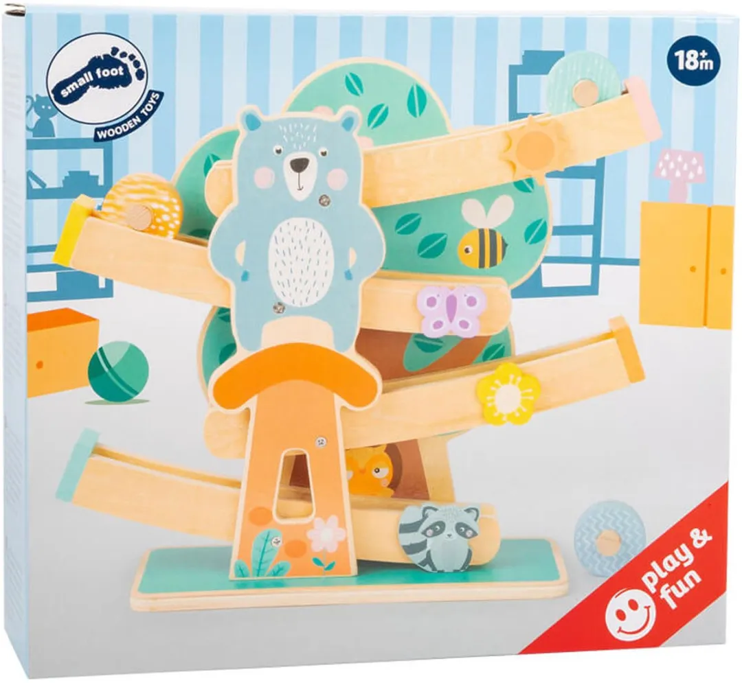Small Foot Houten Knikkerbaan Dieren Pastel 11473