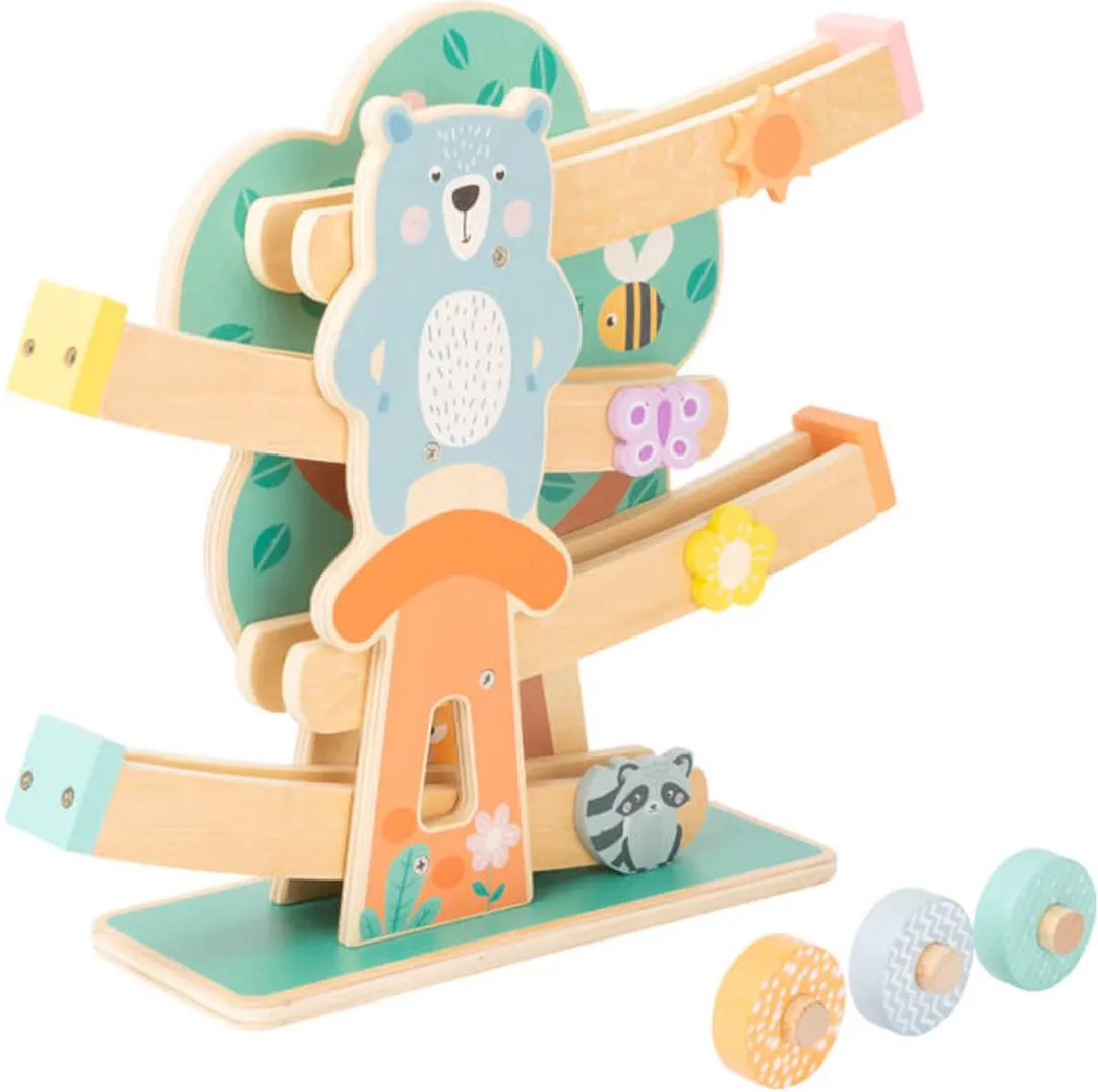 Small Foot Houten Knikkerbaan Dieren Pastel 11473