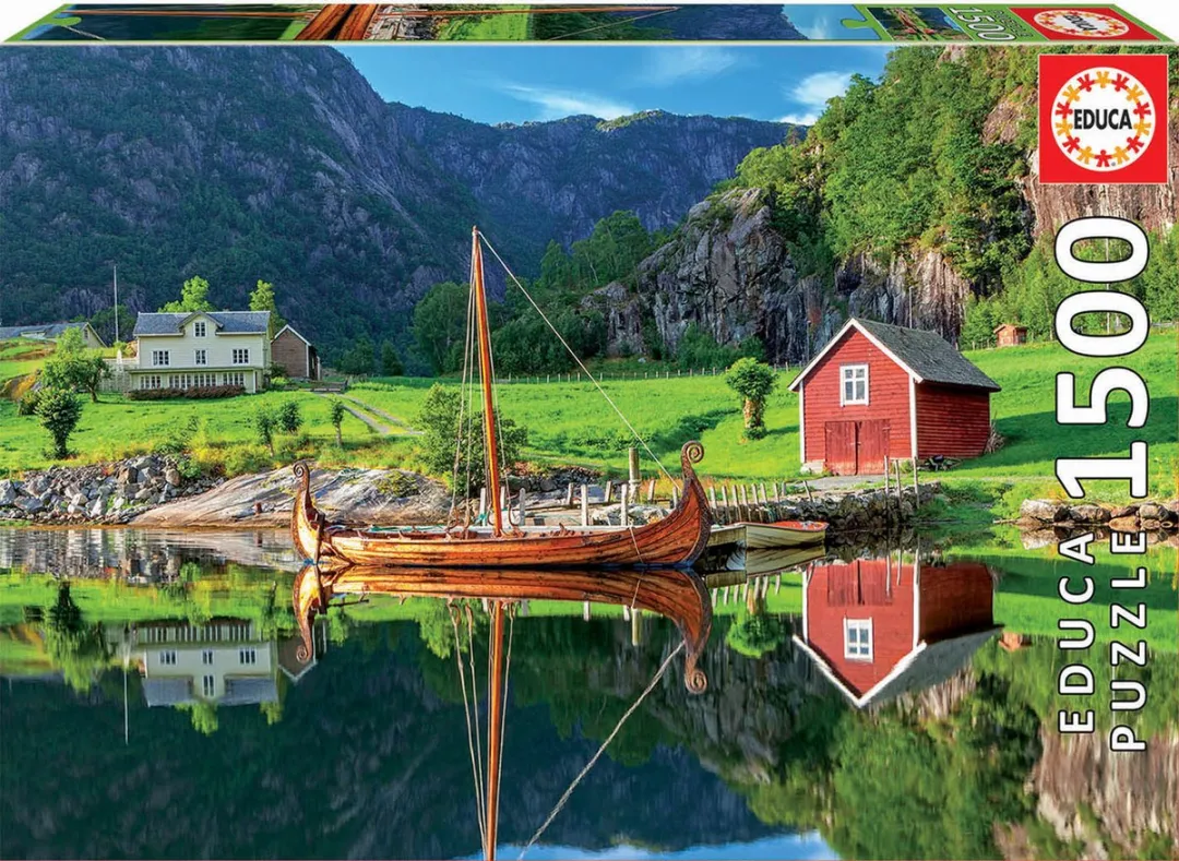 Legpuzzel - 1500 stukjes - Bateau Viking - Educa Puzzel