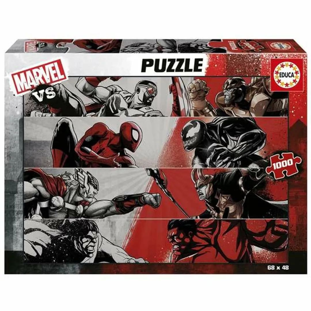 Educa Marvel VS 1000 Puzzels - 1000 Stukjes Multicolor