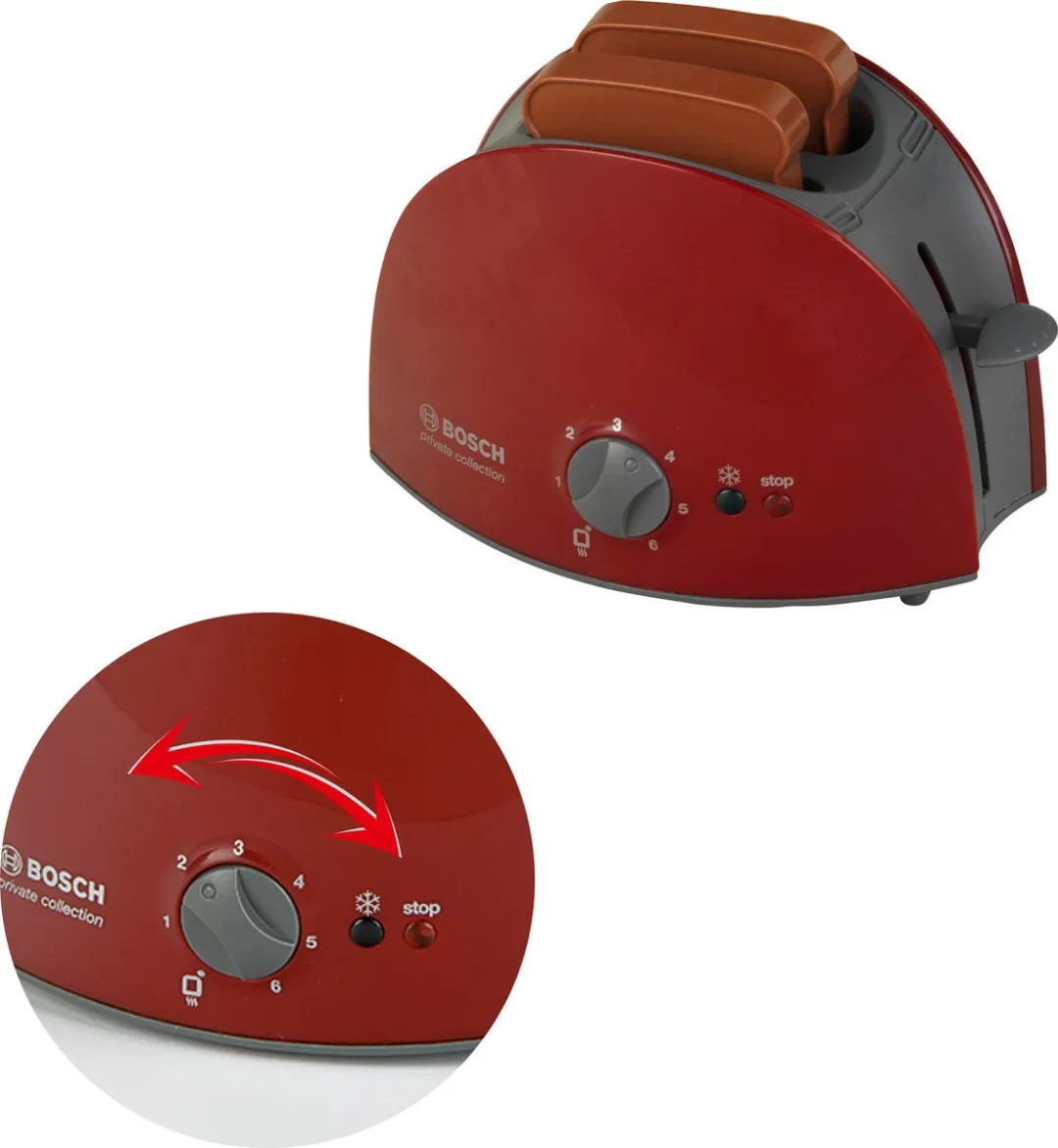 Klein Toys Bosch Speelgoed Broodrooster - Rood
