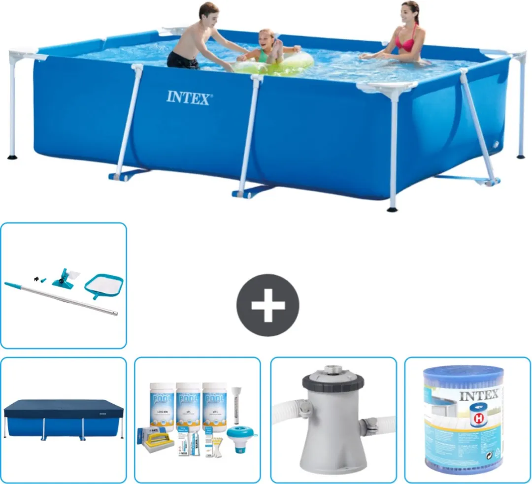 Intex Frame Zwembad 300x200x75cm Blauw