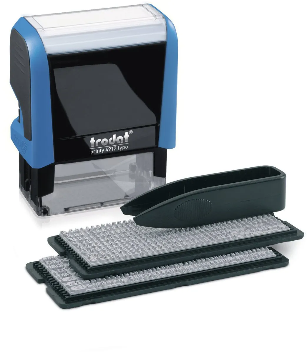 Trodat 43145 Tekststempel - 47x18mm - Zwart
