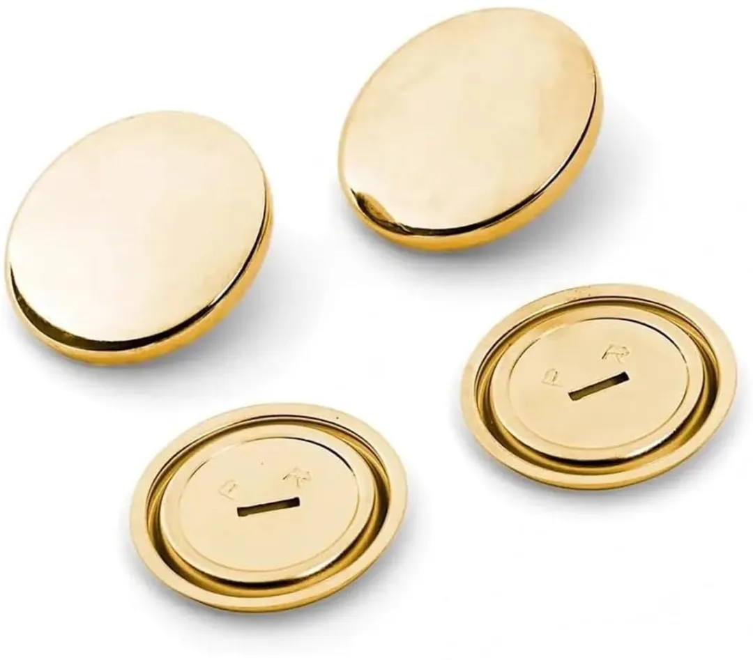 Prym Stofknopen 23mm Gouddor - 4 Stuks