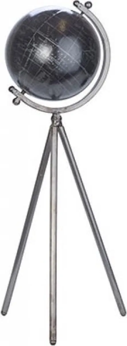 Cosy&Trendy Wereldbol Globe 20cm - Multi - Op metalen voet
