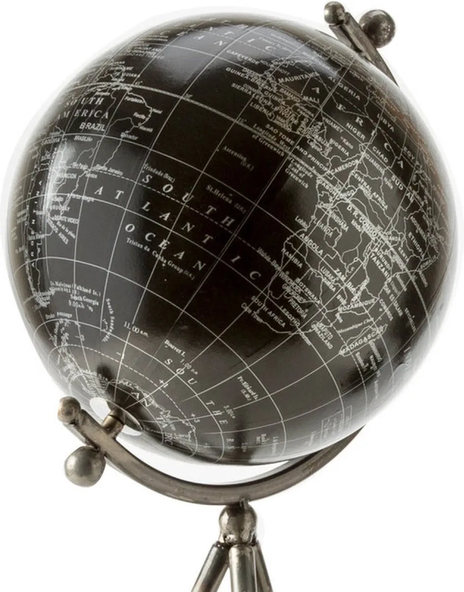 Cosy&Trendy Wereldbol Globe 20cm - Multi - Op metalen voet