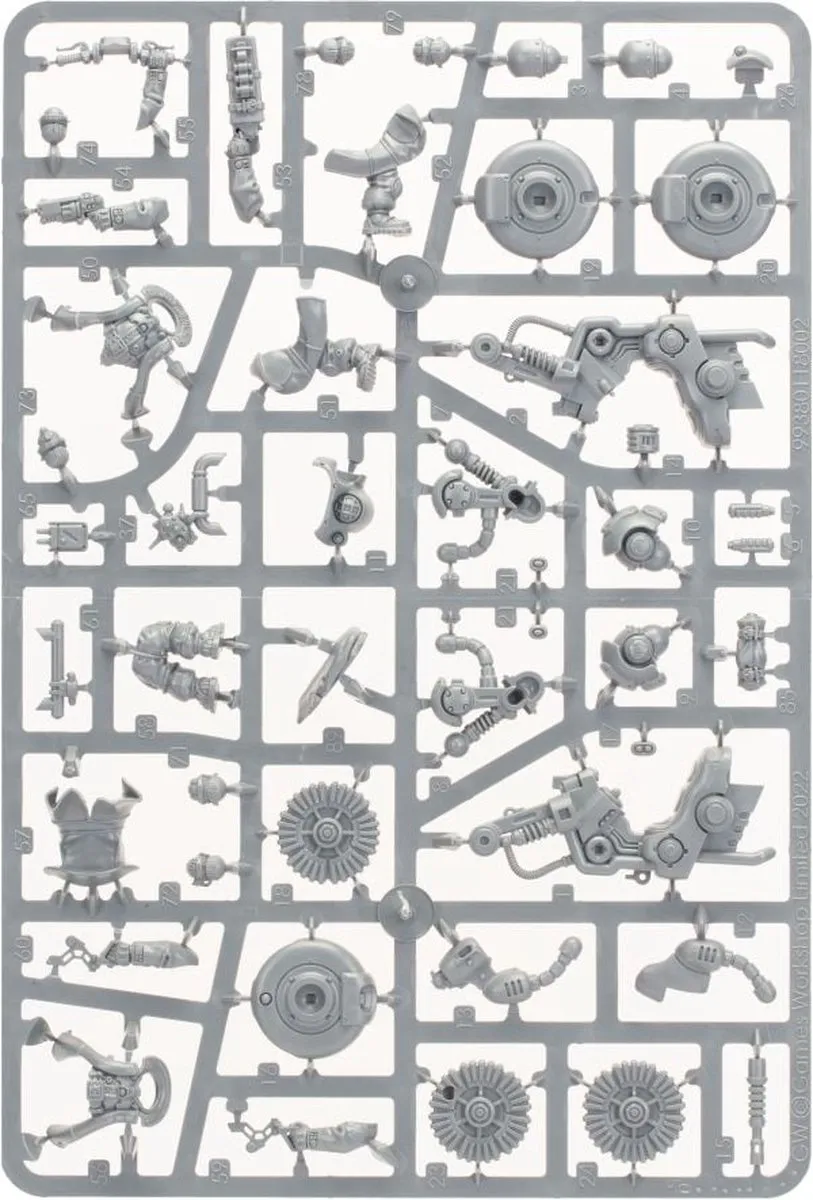 Games Workshop Leagues of Votann Hernkyn Pioneers 140 Onderdelen