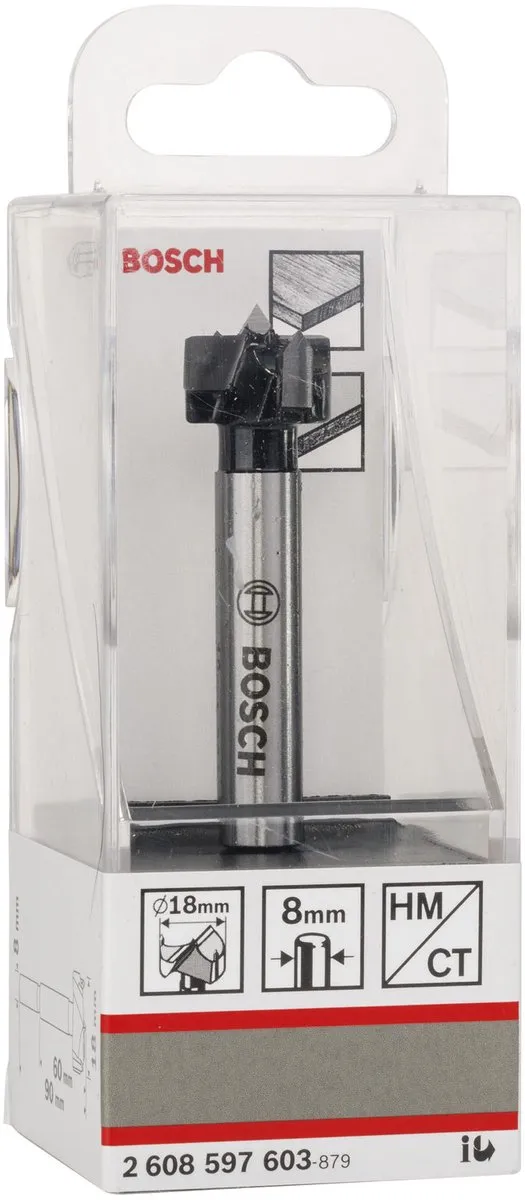 Bosch Hardmetalen Kunstboor 18x90mm - Ø8mm - Hout